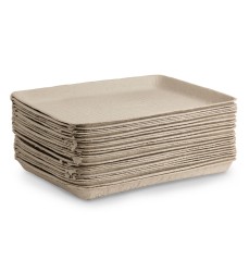 Pulp Collage Trays, 9" x 11", Pack of 25
