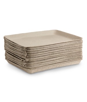 Pulp Collage Trays, 9" x 11", Pack of 25