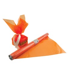 Cello-Wrap Roll, Orange, 20" x 12-1/2'