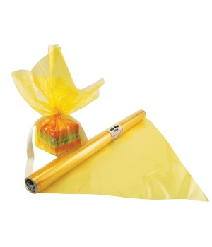 Cello-Wrap Roll, Yellow, 20" x 12-1/2'