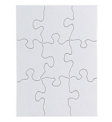 Compoz-A-Puzzle®, 4" x 5-1/2" Rectangle, 9 Pieces, 24 Puzzles