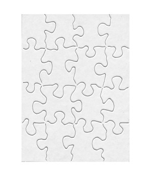 Compoz-A-Puzzle®, 4" x 5-1/2" Rectangle, 16 Pieces, 24 Puzzles