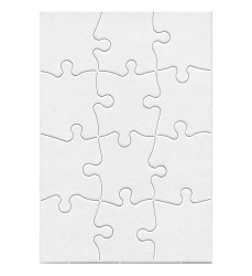 Compoz-A-Puzzle®, 5 1/2" x 8" Rectangle, 12-Piece, Pack of 24
