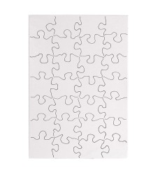 Compoz-A-Puzzle®, 5 1/2" x 8" Rectangle, 28-Piece, Pack of 24