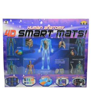 Human Anatomy Smart Mats, Set of 4