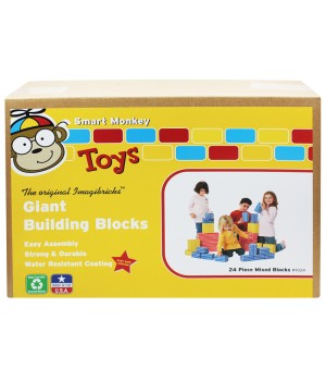 ImagiBRICKS Giant Building Block Set, 24 Pieces