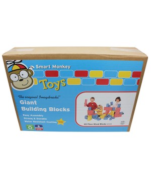 ImagiBRICKS Giant Building Block Set, 40 Pieces