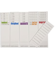 Page Keepers Bookmarks, Inner Strength Booster Set, 6 Each of 5 Titles, Set of 30