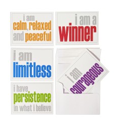 Note Cards with Envelope, Hopefulness Booster Set, 2 Each of 5 Titles, Set of 10