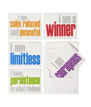 Note Cards with Envelope, Hopefulness Booster Set, 2 Each of 5 Titles, Set of 10