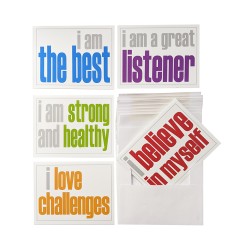 Note Cards with Envelope, Positivity Booster Set, 2 Each of 5 Titles, Set of 10