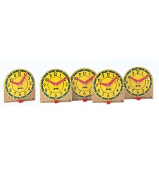 Mini Judy® Clocks, Grade K-3, Pack of 12