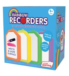 Magnetic Rainbow Recorders, Set of 4