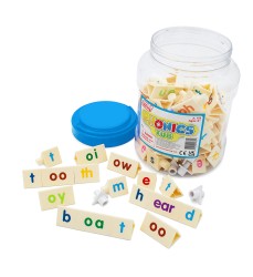 Phonics Tri-Blocks Tub, 90 Pieces