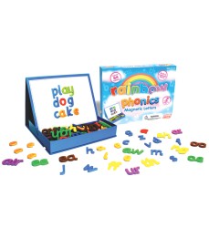 Rainbow Phonics Magnetic Letters, 85 Pieces