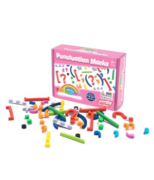 Rainbow Punctuation Marks, 40 Pieces