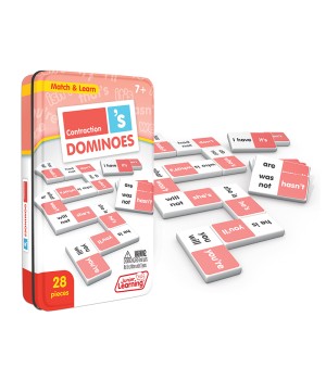 Contraction Match & Learn Dominoes