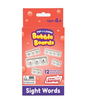 Sight Word Bubble Boards, Set of 12