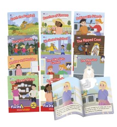 Fix Its Decodable Readers Suffixes Fiction Phase 6, Set of 12
