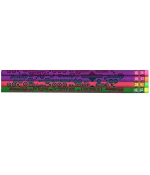 Thermo Happy Birthday Pencils, Assorted Colors, Pack of 12