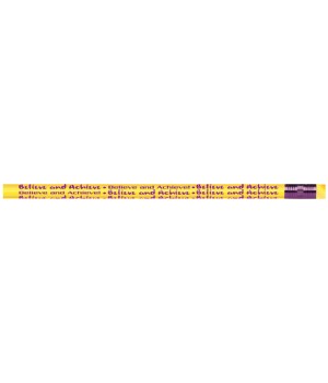 Believe and Achieve Pencils, Pack of 12