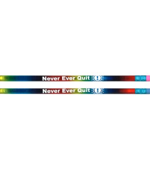 Never, Ever Quit Pencils, Pack of 12