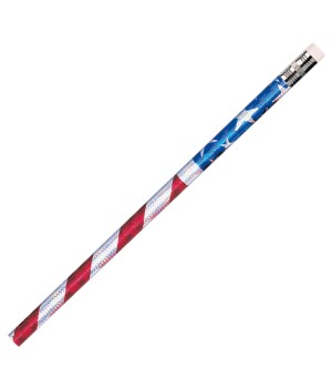 Stars & Stripes Glitz Pencil, Pack of 144