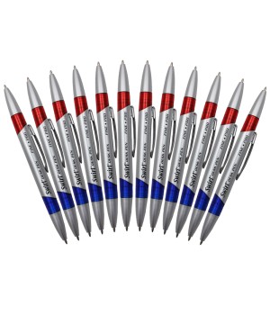 Swirl Ink Pens, Red/Blue Combo, Pack of 12