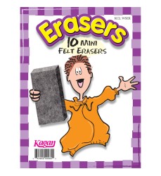 Erasers, Mini, 10pk