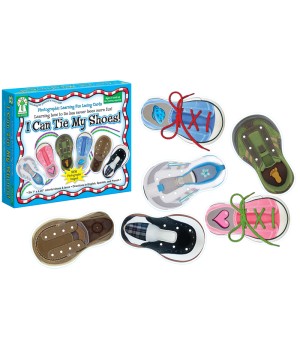 I Can Tie My Shoes Lacing Cards, Grade PK-1