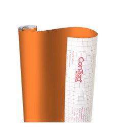 Creative Covering Adhesive Covering, Orange, 18" x 16 ft