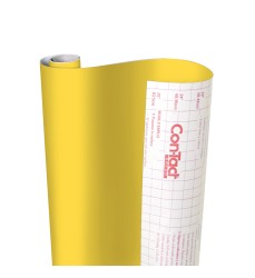 Creative Covering Adhesive Covering, Yellow, 18" x 16 ft