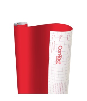 Creative Covering Adhesive Covering, Red, 18" x 16 ft