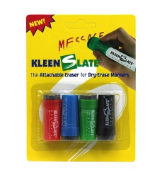 Small Attachable Eraser Caps for Dry Erase Markers, Pack of 4