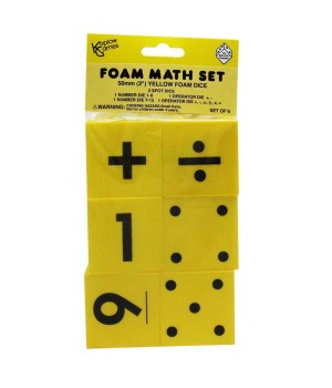 Foam Dice, Set of 6