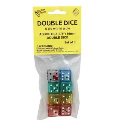 Double Dice Set, Pack of 8