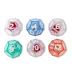 12-Sided Double Dice, Set of 6