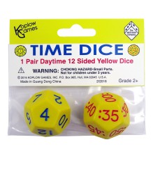 Time Dice, Pair of Yellow (AM)