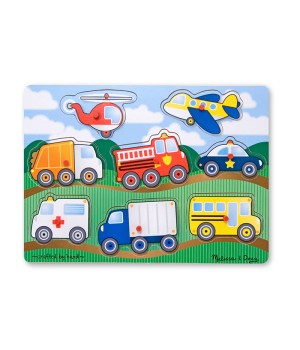 Vehicles Peg Puzzle