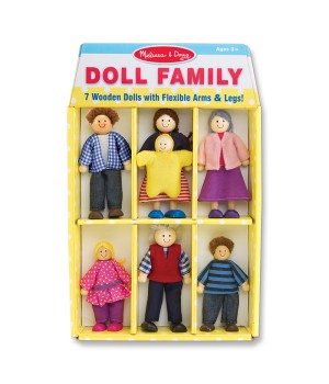 Wooden Doll Family