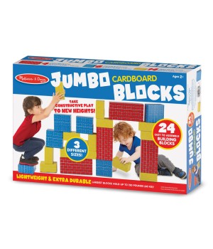 Jumbo Cardboard Blocks, 24-Piece Set