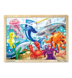 Under the Sea Wooden Jigsaw Puzzle, 12" x 16", 24 Pieces