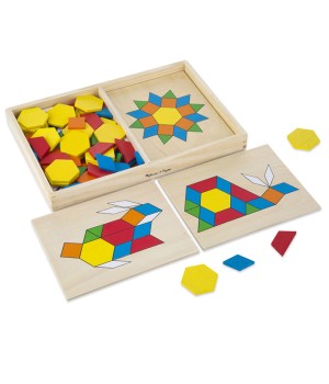 Wooden Pattern Blocks & Boards