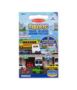 Take Along Magnetic Jigsaw Puzzles - Vehicles