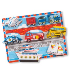 Vehicles Chunky Puzzle, 9" x 12", 9 Pieces