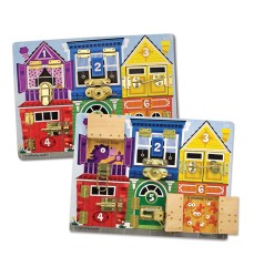 Latches Wooden Learning Board