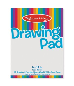 Drawing Paper Pad, 9" x 12", 50 Sheets
