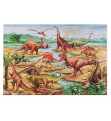 Dinosaurs Floor Puzzle, 24" x 36", 48 Pieces
