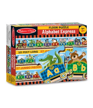 Alphabet Express Floor Puzzle, 10' x 6-1/2", 27 Pieces