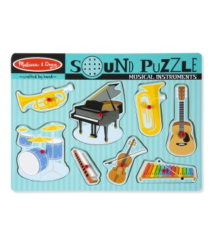 Musical Instruments Sound Puzzle, 8 Pieces